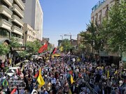 راهپیمایی «بشارت نصر» در مشهد