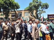 حضور پرشور مردم  سنندج در راهپیمایی جمعه خشم