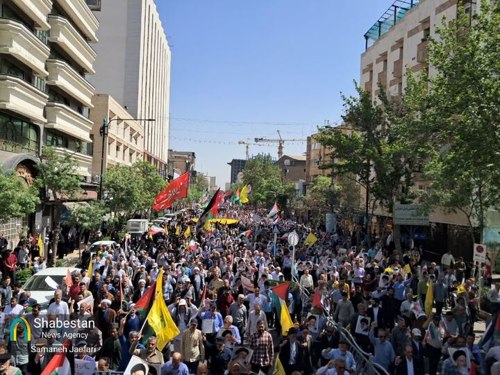 راهپیمایی «بشارت نصر» در مشهد