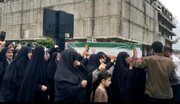 وداع مردم قائمشهر با پدر و دختری که سند جنایت صهیونیسم هستند 
