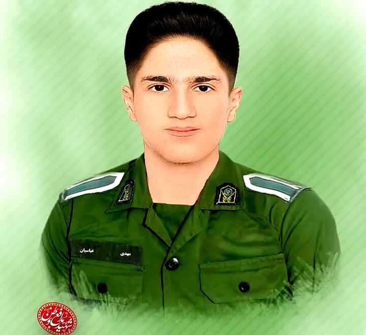 پیکر سرباز رفسنجانی حمله اسرائیل به فاتب در کشکوئیه تشییع می‌شود