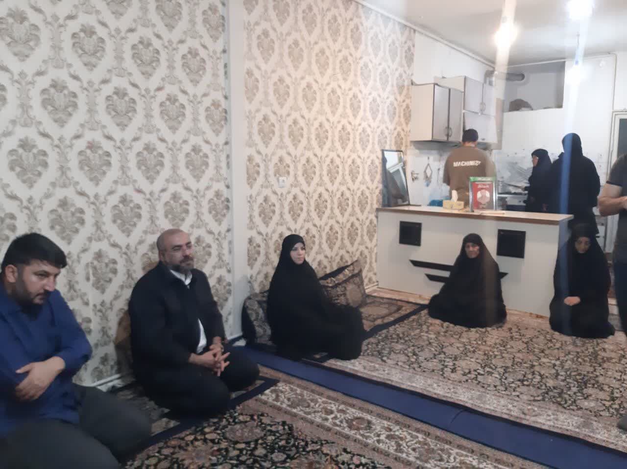 دیدار معاون ساماندهی ستاد کانون‌های مساجد کشور، با خانواده شهیدان «رضایی‌پور و سبزی‌پور»