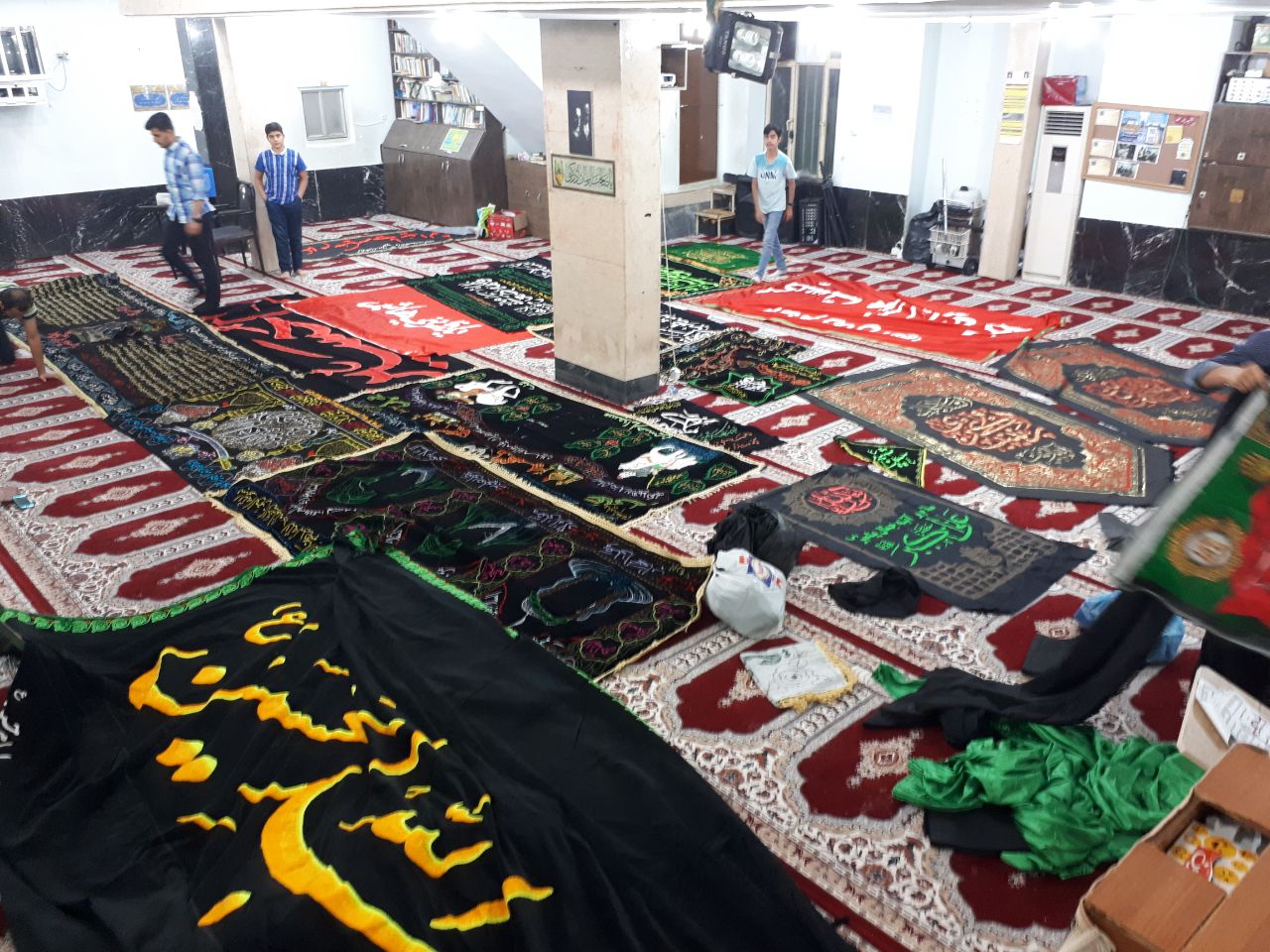 کانون‌های مساجد گیلان به استقبال محرم رفتند