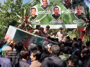 تشییع شهدای حمله اسرائیل در کرمان