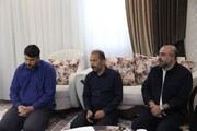 دیدار معاون ساماندهی ستاد کانون های فرهنگی هنری مساجد کشور با خانواده  شهید مرادی