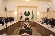 نشست دیوان وقف شیعه و دبیرخانه مسجد کوفه برای برگزاری مراسم محرم الحرام