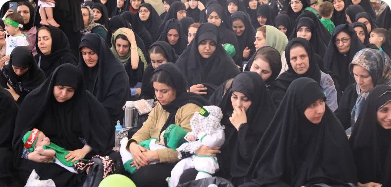 همایش شیرخوارگان حسینی در مصلی رشت