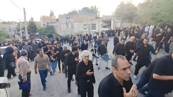 کاروان چاووشی محرم در فیجان به حرکت درآمد