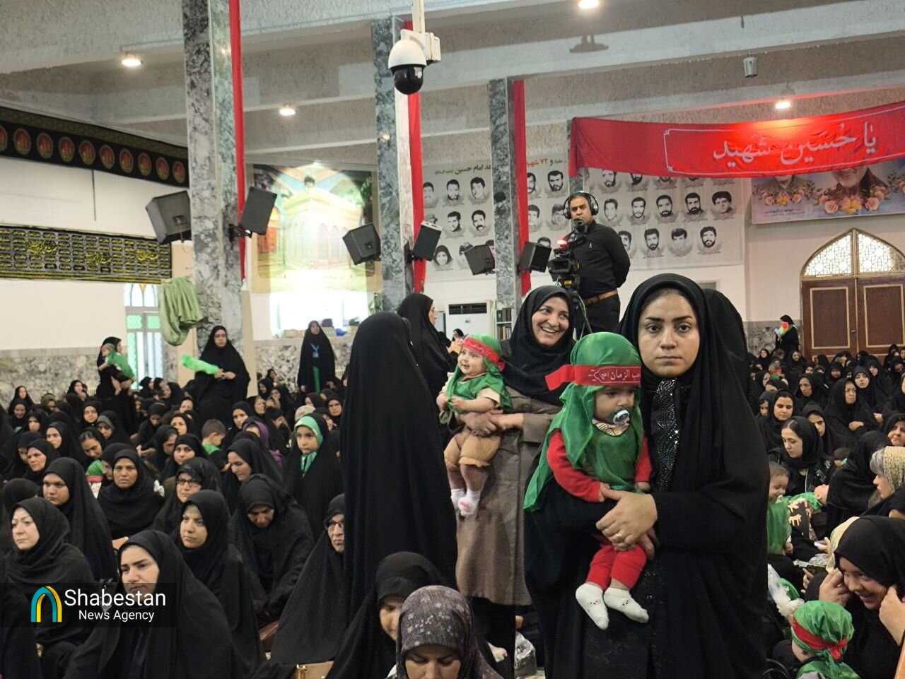 همنوایی مادران بیرجند با علیاصغر کربلا