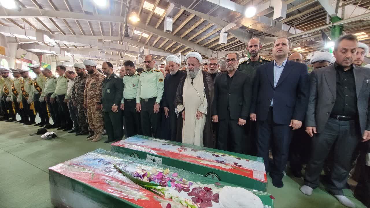 تشییع عاشورایی شهدای مازندرانی در بابل