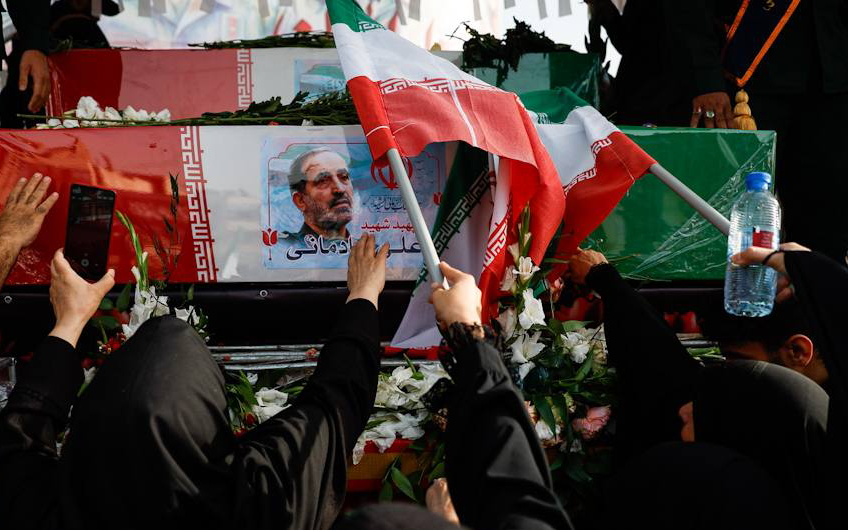 آغاز تشییع پیکر شهدای اقتدار در تهران