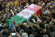 تشییع شهدای اقتدار ملی در تهران