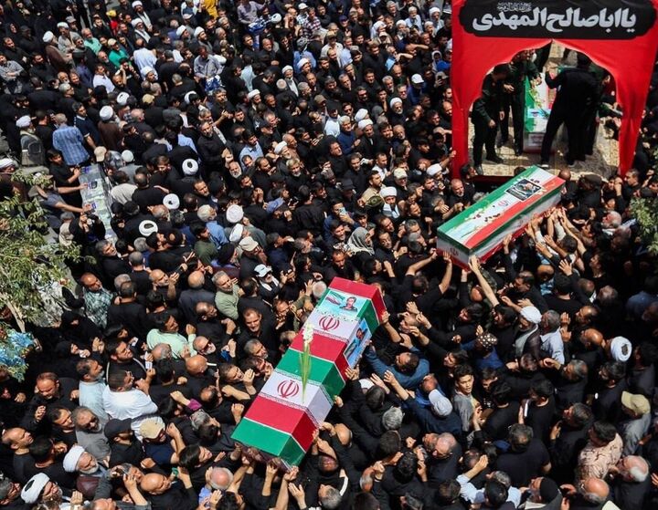 بازتاب تشییع شهدای اقتدار ایران در رسانه‌های خارجی از المیادین تا آسوشیتدپرس+ فیلم و عکس