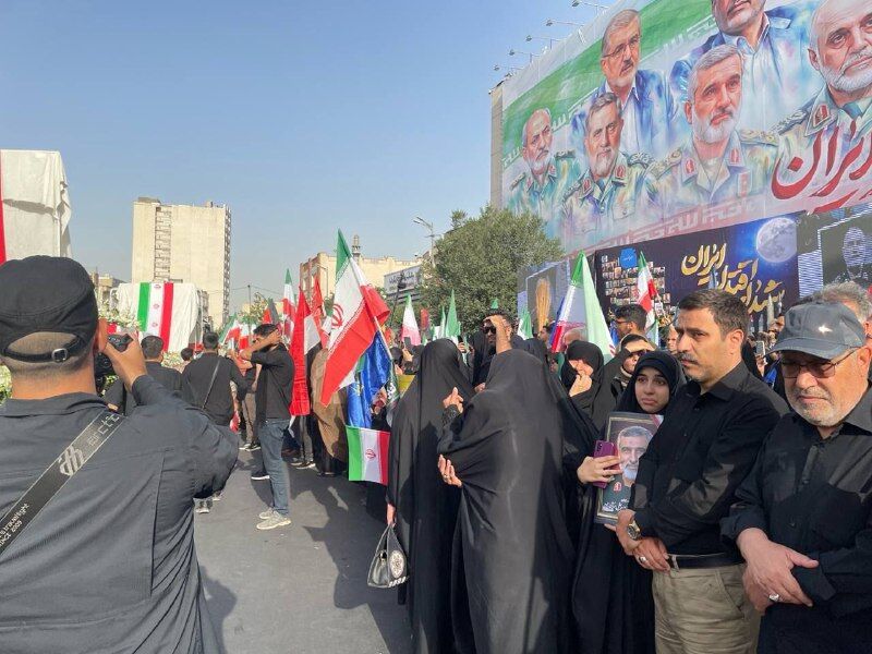 بازتاب تشییع شهدای تجاوز رژیم صهیونیستی در رسانه‌های خارجی+ فیلم و عکس