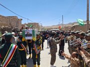 تشییع نمادین پیکر سردار شهید «کاظمی» در افین برگزار شد