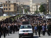 پیکر مطهر شهید مدافع امنیت در جایگاه ابدی خود آرام گرفت