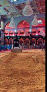 خاکریزی ورودی های حرم امام حسین(ع) برای تسهیل ورود عزاداران حسینی