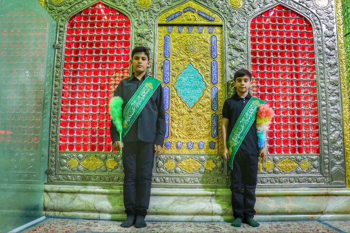 چراغِ روشنِ راهِ حُسین به دست نوجوانان مسجدی
