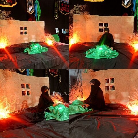 برنامه بچه‌های مسجد روستای تازیان بالا برای دهه اول محرم