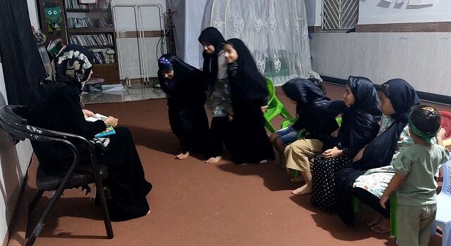 برنامه بچه‌های مسجد روستای تازیان بالا برای دهه اول محرم