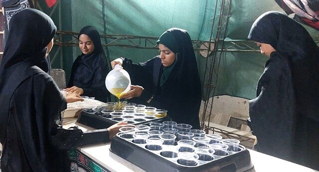 برنامه بچه‌های مسجد روستای تازیان بالا برای دهه اول محرم