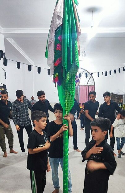 برنامه بچههای مسجد روستای تازیان بالا برای دهه اول محرم