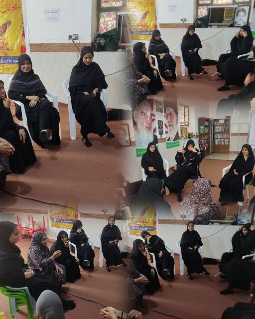 برنامه بچههای مسجد روستای تازیان بالا برای دهه اول محرم