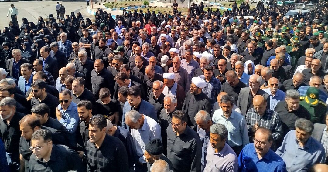 پیکر مطهر شهید مدافع امنیت در جایگاه ابدی خود آرام گرفت