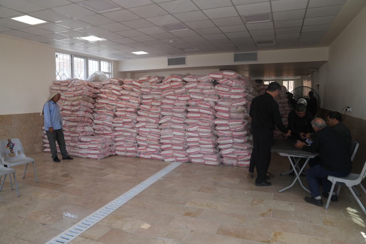 توزیع ۲۰۰ تن برنج بین هیئات‌ و مساجد مشهد از محل موقوفات منطبق
