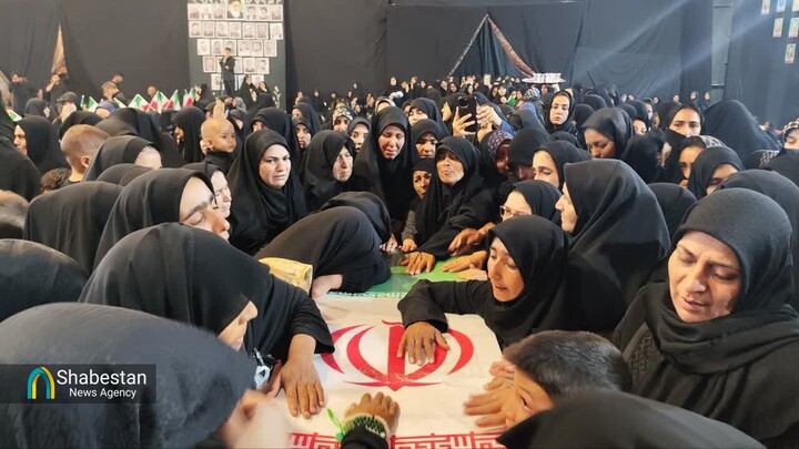 وداع باشکوه با شهدای اقتدار ملی در بیرجند