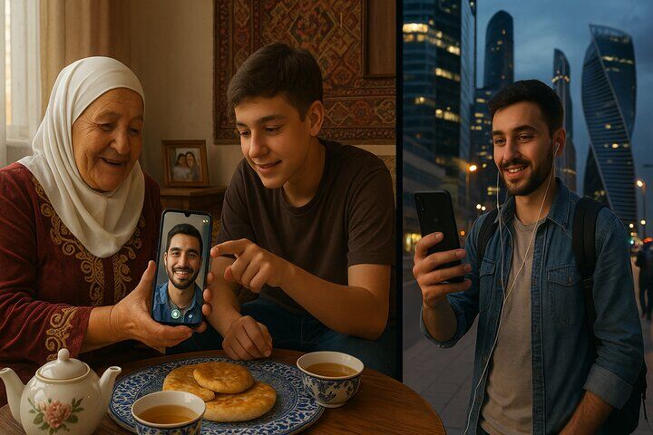 چگونه واتس‌اپ پیوندهای خویشاوندی را در آسیای مرکزی تغییر داده است