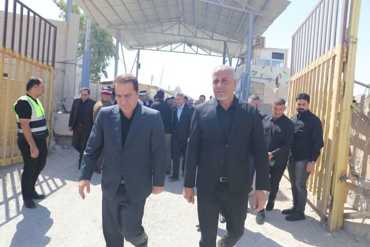 سفر استاندار ایلام به عراق برای تسهیل تردد زائران اربعین از مرز مهران