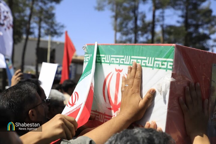 تشییع شهدای اقتدار ایران در بیرجند