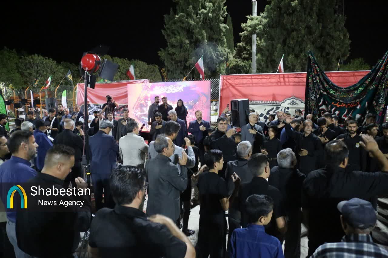 بوستان شهید فرحرو کرمان در حال و هوای محرم و مقاومت، گلستان شد