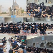 برگزاری مراسم زیارت عاشورا در روستای چهواز/ سنتی ماندگار در دهه اول محرم