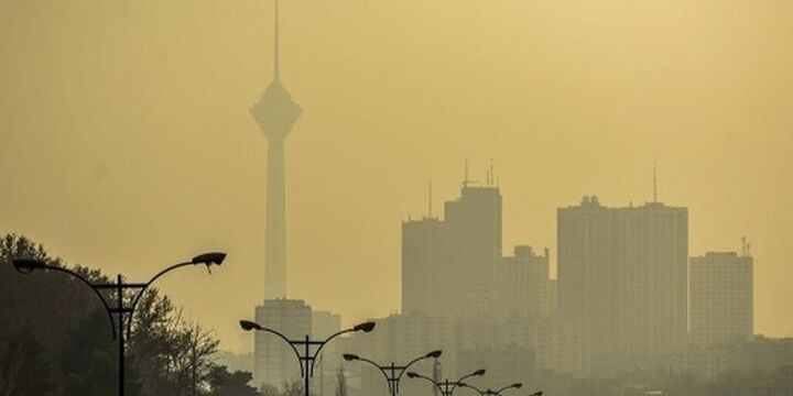 وضعیت هوای تهران نارنجی و ناسالم است