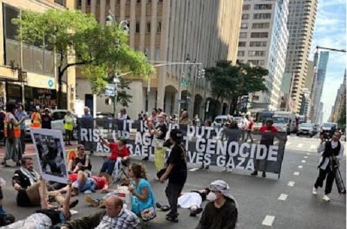 دستگیری ۲۲ فعال ضد جنگ در نیویورک