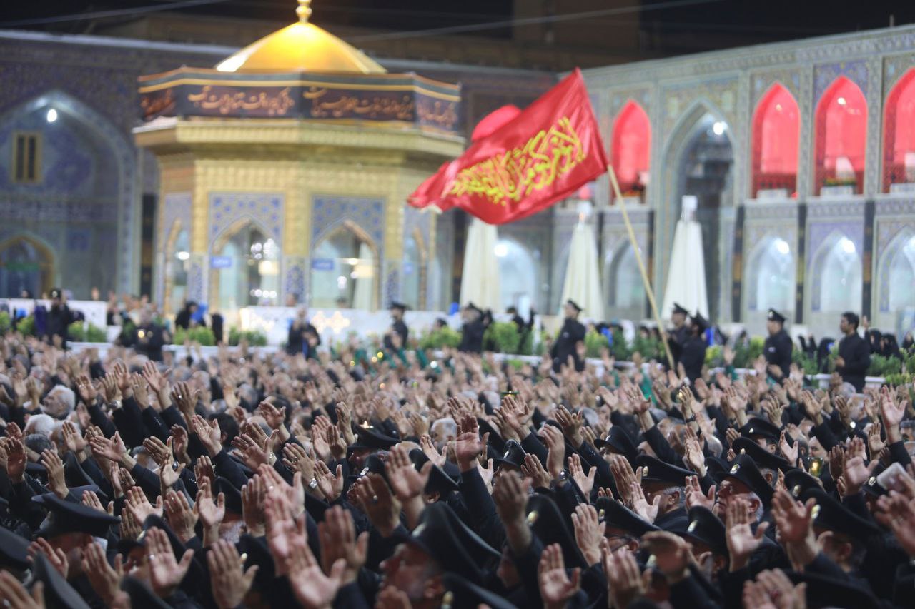 آیین‌های حرم رضوی در آستانه عاشورای حسینی