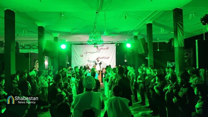 مراسم کفن‌پوشان و بیعت با ولایت در امامزادگان باقریه بیرجند