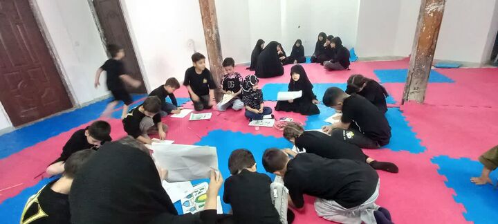 برپایی مهد حسینی در کانون خواهران ضحی/ تربیت نسل آینده با آموزه‌های عاشورایی  