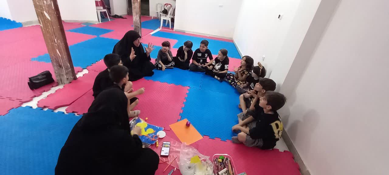 برپایی مهد حسینی در کانون خواهران ضحی/ تربیت نسل آینده با آموزه‌های عاشورایی  