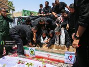 مراسم استقبال و تشییع  پیکر شهید «ایمان وحیدی» در خراسان شمالی