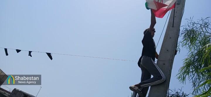 اجرای پویش هر خانه یک پرچم در مازندران
