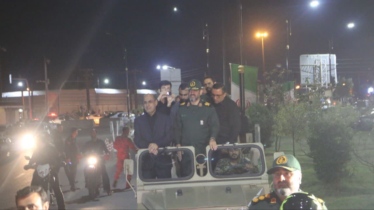 رزمایش اقتدار بسیجیان در رشت برگزار شد