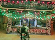 برپایی ایستگاه‌های صلواتی ویژه محرم در بیجار