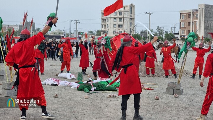 مراسم آئینی تعزیه خوانی در مسجد عترت النبی(ص) زاهدان برگزار می‌شود