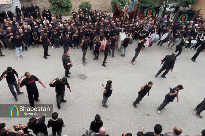 عزاداری باشکوه هیئت‌های غرب گرگان در محرم