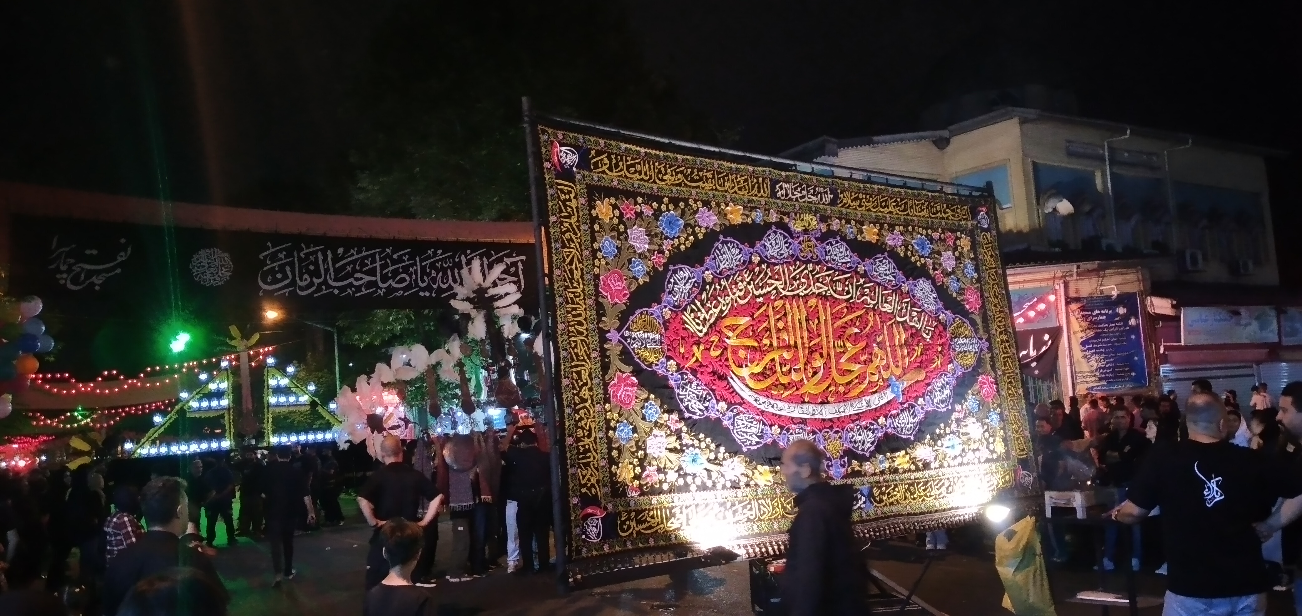 عزاداری مردم گیلان در شب تاسوعای حسینی