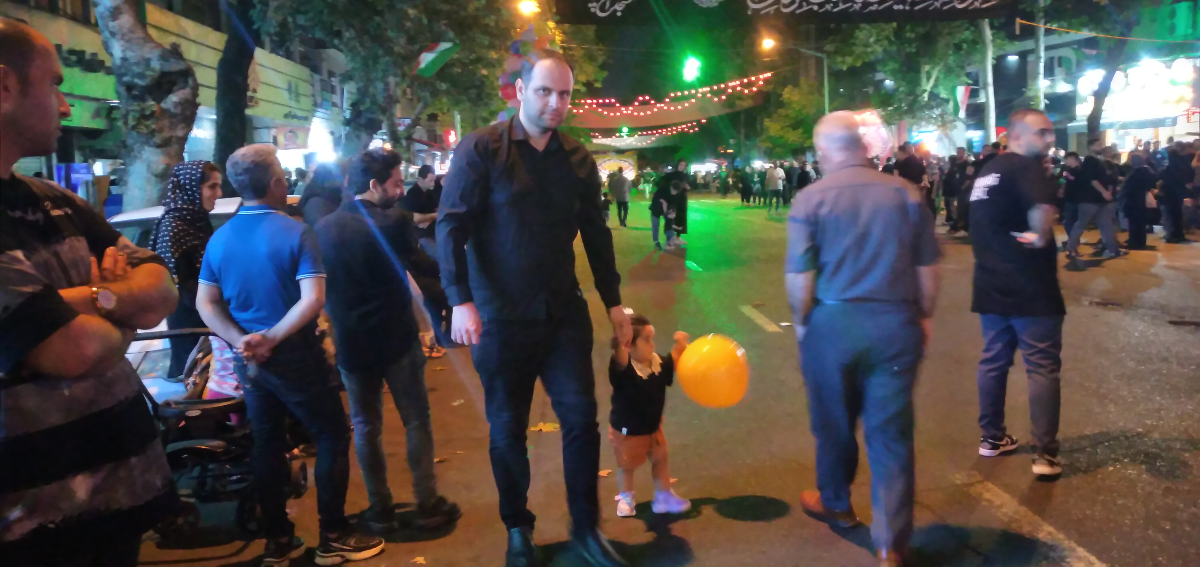 عزاداری مردم گیلان در شب تاسوعای حسینی