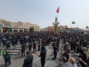 شور ارادت مردم بم در عزاداری تاسوعای حسینی‌